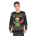 thumbnail image 2 of Rick and Morty Boom Pickle Rick Adult Sweater Small Black, 2 of 2