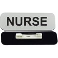 thumbnail image 2 of Nurse 1 x 3" Name Tag, Silver (3 Pack), 2 of 2