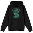 thumbnail image 5 of House of Slytherin Green S Men's Black Graphic Hoodie-3XL, 5 of 7