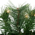 thumbnail image 3 of Northlight 36" Prelit Mixed Cashmere Pine Artificial Christmas Wreath - Clear Lights, 3 of 5