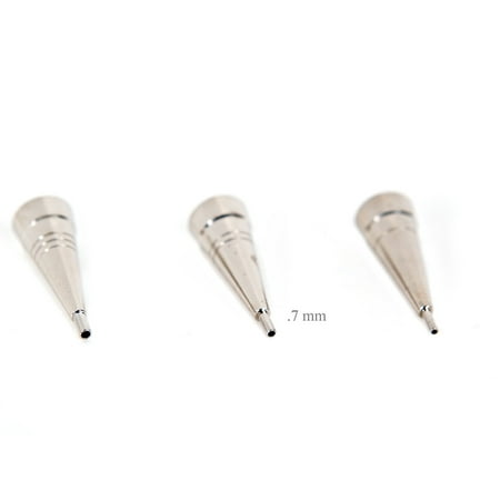 UPC: 0804551923654 | Silk Painting Accessories metal tip  0.7 mm (pack of 8)
