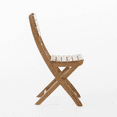 thumbnail image 6 of Tcbosik 2 Pack Folding Dining Chairs for Outdoor, Portable Acacia Wood Chair, Bistro Chair for Garden, Patio, Deck, Backyard, Natural, 6 of 9