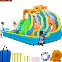 Bounce House Banzai Sidewinder Falls Walmart Drop Slide Sidewinder