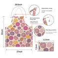 thumbnail image 7 of Pioneer Flower Floral Print Pattern Apron-Garden Aprons for Women with Pockets-Cotton Linen Waterproof Kitchen Cooking Gardening Aprons Adjustable for Kitchen,Cooking,BBQ and Salon 33x27 Inch, 7 of 7