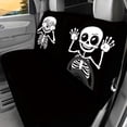 thumbnail image 2 of Uourmeti Rear Seats Protectors for Car Accessories Interior Car Interior, Cute Skeleton Pattern 2 Pack Back Seat Protectors Waterproof Non-Slip, 2 of 7