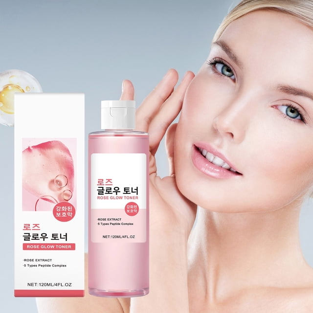 Fiudx Tónico de Rosas, Fórmula Hidratante Natural, Potenciador Del Tono de Piel Uniforme, Esencia Hidratante Ligera, Refrescante Diario, Apto para Todo Tipo de Piel, Solución Nutritiva de 120 Ml