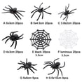 thumbnail image 3 of 20Pcs/Pack Party Supplies Spider Web Halloween Haunted House Prop Decorative Spiders Plastic Fake Spider Prank Toys G 5X6CM 5PCS, 3 of 8