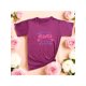 thumbnail image 1 of Playera Blusa Mujer De Feliz Día Mamá Eres Mi Mayor Bendición Regalo Día de las Madres Moda Casual Color Rosa Dorado Talla Chica Marca Emil SaEs, 1 of 4