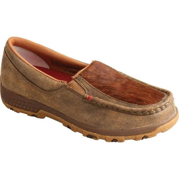 twisted x women's driving mocs bomber