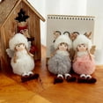 thumbnail image 4 of Antler Angel Small Charm Cute Doll Plush Christmas Doll (asta gris), 4 of 4