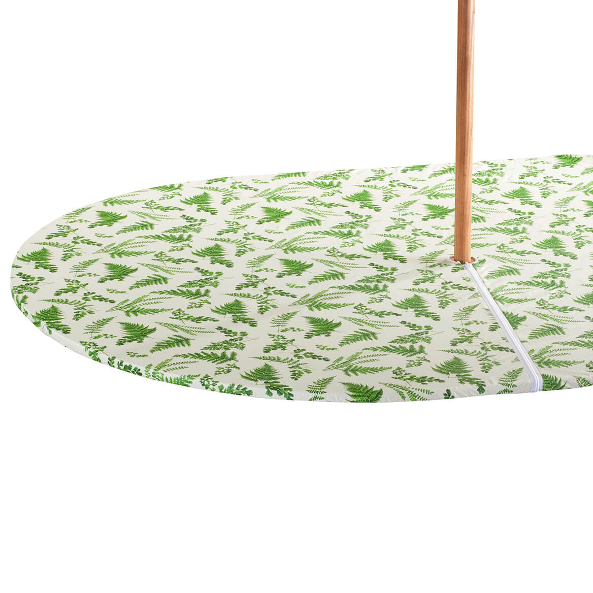 Garden Greenery Zippered Elasticized Umbrella Table Cover