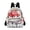 Dogs Heart-Shaped Balloons, variant on JIALIOU Mini Backpack Purse for Women Quilted Casual Daypack Small Travel Shoulder Bag, Cute Owl with Autumn Leaves