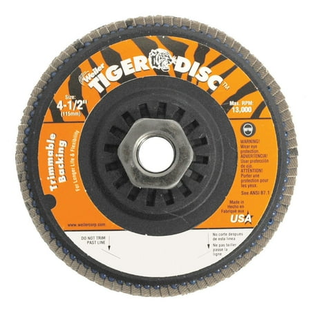 UPC: 0012382500078 | Weiler 804-50007 4-1-2 Inch X 5-8-11 Type 29Style Gr. Wheel 60 Grit