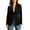 Black, variant on Women's Notched Lapel Single Breasted Blazer with Pockets, Long Sleeve Tailored Suit Jackets For Women, All Season Outerwear for Office Meetings and Daily Errands, Sizes S-3XL