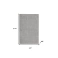 thumbnail image 3 of HomeRoots 2' X 4' Silver Grey Non Skid Indoor Outdoor Runner Rug, 3 of 6