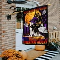 thumbnail image 3 of Flagwix Halloween Flag, Never Mind The Witch Beware Of The Siberian Husky Halloween Decoration, Fall Decor, Canvas Double-sided Printed 12x18 Garden Flag, 3 of 6