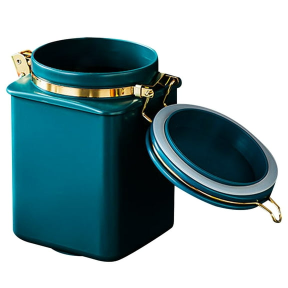 Kaireo Coffee Cans1,1L Coffee Canister Airtight Stainless Kitchen Storage Container with Date and for Grounds Tea Flour Cereal,Include:Coffee Can*1 Bottle