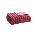 thumbnail image 5 of Nestl Ultra Plush Cozy Faux Fur Heavy Warm Rabbit Bed Blanket, 82 x 102, Rose Red, 5 of 5