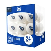 Tennessee Titans 24-Count Logo Table Tennis Balls
