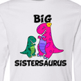 thumbnail image 4 of Inktastic Big Sistersaurus Long Sleeve Youth T-Shirt, 4 of 5