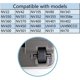thumbnail image 4 of Vacuum Cleaner Replacement Wheels for Navigator Rotator Models NV341, NV350, NV351, NV352, NV355, NV500, 4 of 5