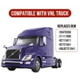 thumbnail image 4 of Bumper Mounting Bracket Compatible with VNL (2000-2024) - Black Powder Coated Heavy Duty Bumper Bracket for Semi Trucks - Replaces 20470356, 21111500, 82713471, 82721541, 82722748, 4 of 5