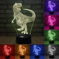 thumbnail image 2 of Lámpara de noche 3D con soporte, luz LED de noche con visualización de ilusión óptica, 7 colores que cambian, lámpara de noche con control remoto, 2 of 3