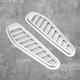 thumbnail image 3 of Car Air Flow Intake Hood Side Vent Decorative Cover UniversalSilver, 3 of 3