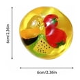 thumbnail image 2 of Slow Rising Squishy Relaxation Toy with -Shaped Fruit Design, Single Piece, Yellow Transparent, for All Ages, Toy, 2 of 4