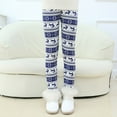 thumbnail image 6 of Lovebay 2-12Y Child Girls Winter Warm Fleece Tight Pants Xmas Elk Thicken Leggings, 6 of 6