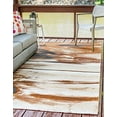 thumbnail image 2 of Unique Loom Modern Collection Rustic, Contemporary, Landscape, Vintage, Indoor and Outdoor Area Rug, 8' 0" x 11' 4", Beige/Brown, 2 of 10