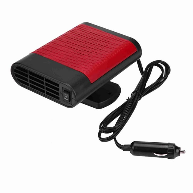Calentador de ventanas eléctrico portátil para coche de 12 V, secador de parabrisas, ventilador y desempañador.(#1)