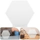 thumbnail image 2 of Juego de 18 letreros acrílicos hexagonales transparentes con soporte, láminas acrílicas hexagonales en blanco de 1 pulgada, letrero de mesa DIY en blanco para números de mesa, decoración de recepció, 2 of 5