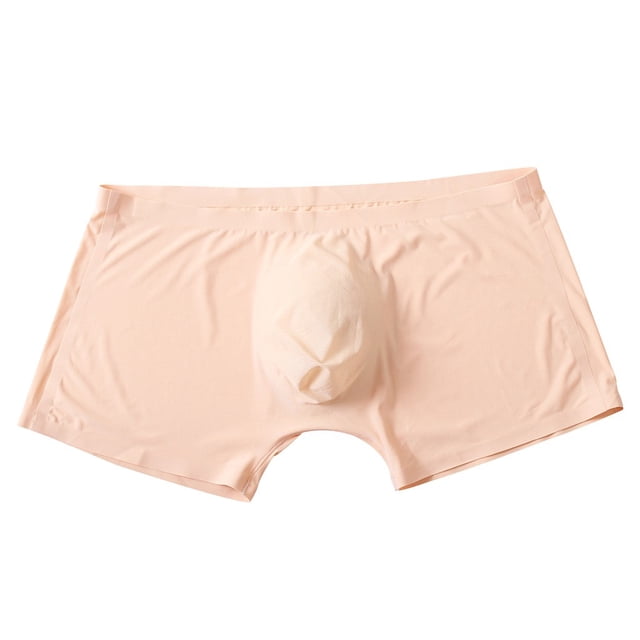 Men's Ice Silk Seamless Underwear Breathable Soft Comfortable Stretchable Supportive Briefs for Daily Wear