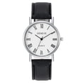 thumbnail image 3 of Resicozy Watches for Men with Leather Strap Dress Watch Quartz Wrist Watch Business Casual Watches Gifts Black with White Face, 3 of 3