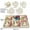 A, variant on Christmas Decorations Xmas Tree Ornaments DIY Christmas Decoration Gift Set Jiugongge Wooden Box Christmas Gifts on Clearance