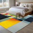 thumbnail image 4 of 5'x8' Area Rugs, Colorful Geometric Indoor Outdoor Area Rug for Living Room Bedroom, Color Block Abstract Contemporary Washable Bathroom Rugs Kitchen Floor Carpet Mats Home Decor Aesthetic, 4 of 8
