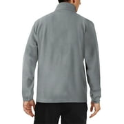 Ma Croix Mens Brushed Micro Fleece Full Zip Up Enclosure Outdoors Sweater Jacket