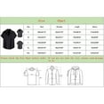 thumbnail image 5 of TAIAOJING Men Casual Shirts For Summer Solid Color Turndown Collar Short Sleeve Button Down Blouse Shirt, 5 of 5