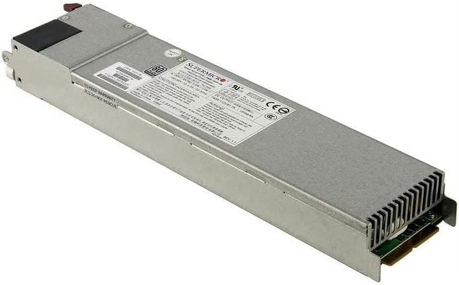 Supermicro PWS-741P-1R 1U740W Platinum Redundant Single Output Power ...