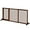 Brown, variant on Resenkos Freestanding Length Adjustable Wooden Pet Gate with Lockable Door 3 Panels, Brown