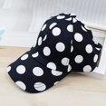 thumbnail image 1 of Gorra de béisbol con visera de lunares para bebé, gorro de béisbol coreano con visera de lunares, unisex Fivean unisex, 1 of 2
