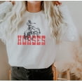 thumbnail image 5 of HORSES Graphic Unisex Fleece Pullover, 5 of 5