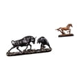 thumbnail image 1 of Escultura animal moderna de Feng Shui, obra de arte coleccionable, figura de , ganado y caballo, estatua para decoración de escritorio, regalo de, 1 of 8