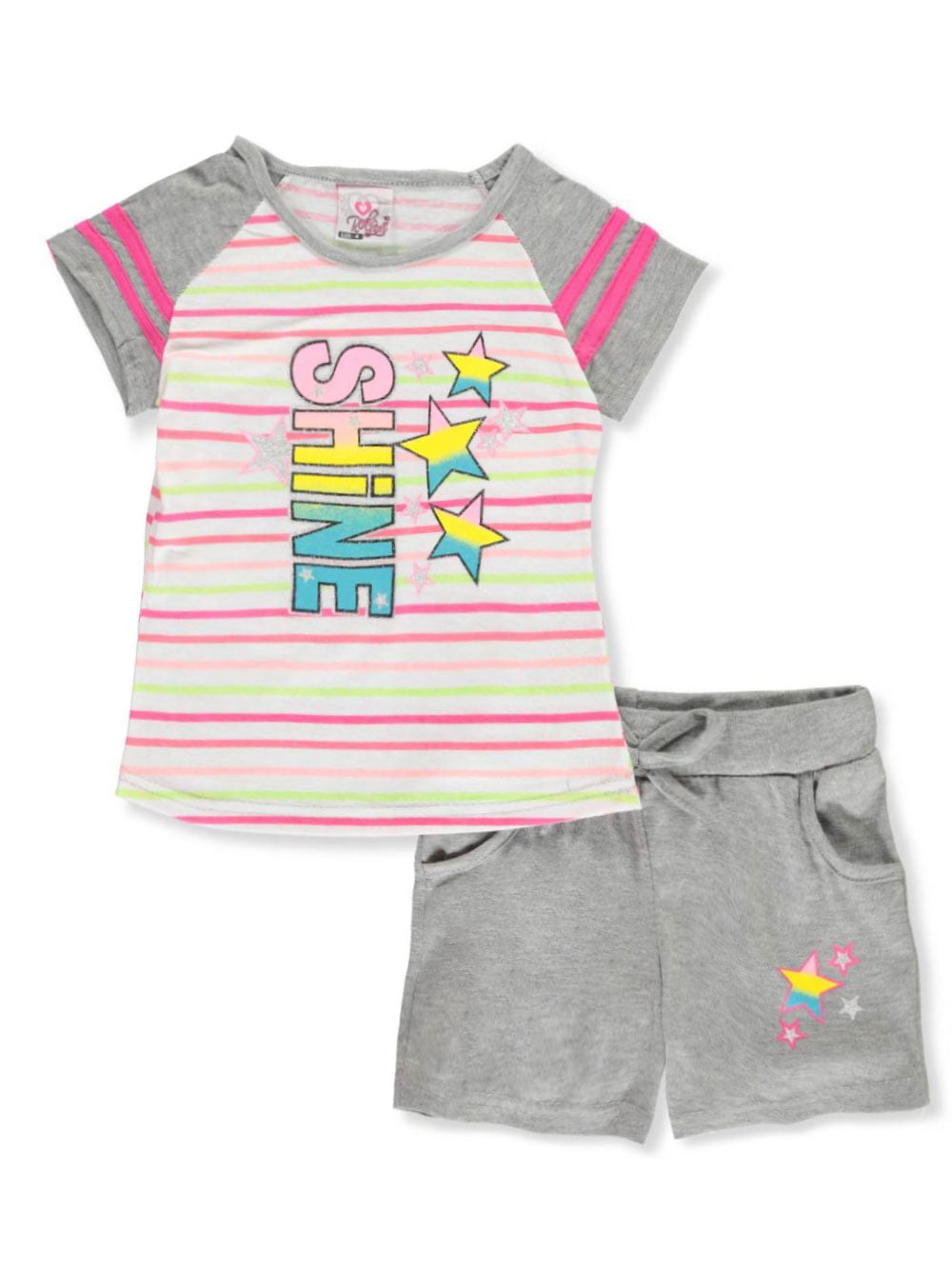 Real Love Girls 2-Piece Shorts Set Outfit