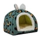 thumbnail image 4 of Casa para gatos, cueva para gatos, perrera calmante, autocalentable, para dormir, lavable, suave, semicerrada, nido para perros y gatos, cama para , L AZUL, 4 of 8