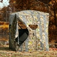 thumbnail image 3 of Gymax 3 Person Portable Hunting Blind Surround View Pop-Up Tent w/ Slide Mesh Window, 3 of 10
