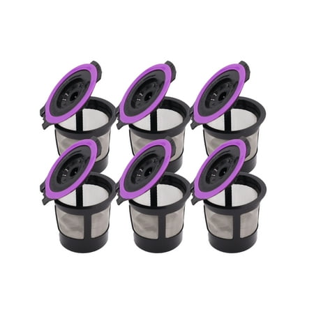 

Blendin 6 x Single Coffee Pod Filters Compatible Keurig K Cup Coffee Maker System Reusable