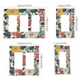 thumbnail image 2 of Yayeee Rocker Switch Wall Plate 2-Gang 4.7"x4.6" Home Decorative Outlet Cover, Red Flowers Pattern, 2 of 6