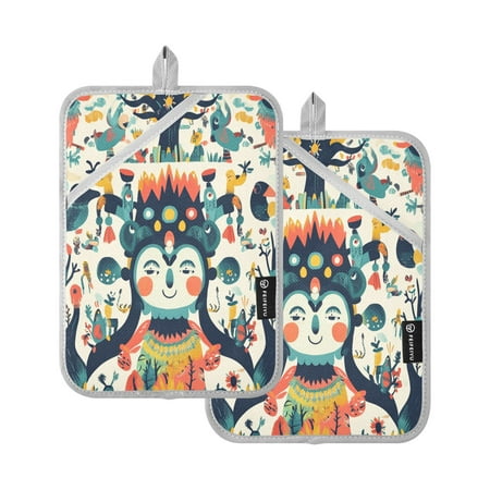 

Square Pot Holder Set of 2 - Silver-Coated Quilted Heat Resistant Pads 390℃ Heat Resistant with Hanging Loop for Oven and Microwave，A Cool Spider-mans